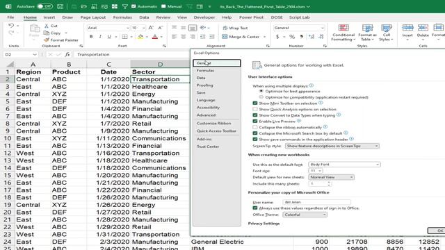 Excel - Get Excited - Excel's Flattened Pivot Table Is Back! Episode 2504 смотреть онлайн
