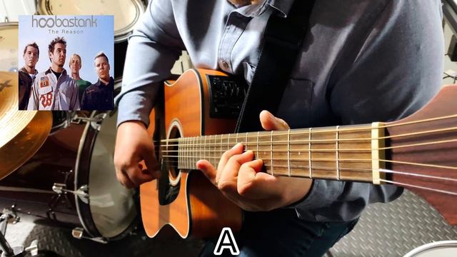Hoobastank - The Reason (Unplugged, Acoustic Guitar Cover + Chords) #hoobastank #thereason #rock смотреть онлайн
