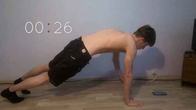 1 Минута Планки: Путь к Лучшей Форме с Перекрестным Касанием! смотреть онлайн