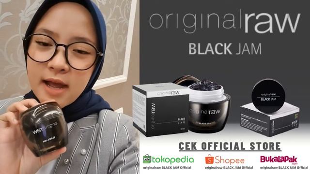 Black Jam Original Raw Kulit Wajah Glowing