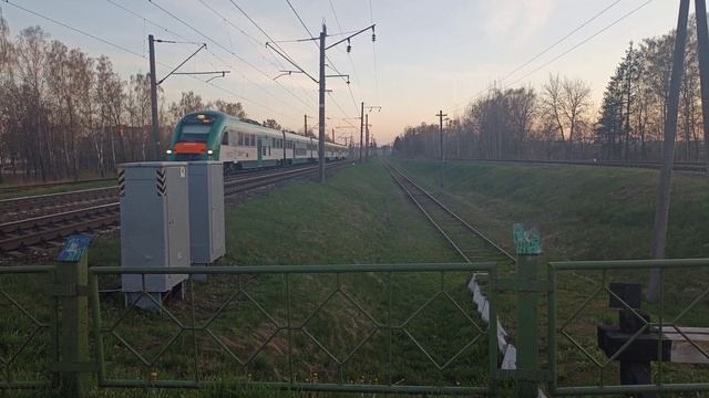 ДП6 с поездом Минск-Витебск проходит ст. Жодино смотреть онлайн