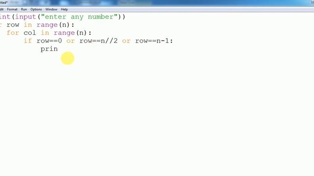 python pattern program to print star in E shape смотреть онлайн