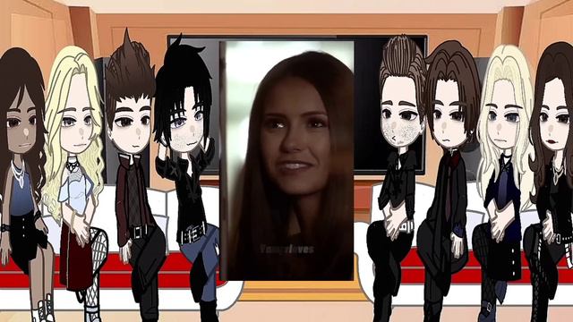 TVD React To Elena/Реакция дневники вампира на Елену. НА ЗАКАЗ