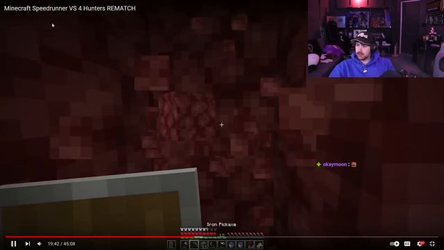 Sapnap Reacts To Minecraft Speedrunner VS 4 Hunters REMATCH...