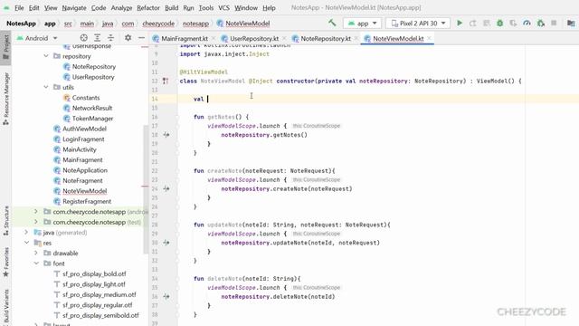 Android RecyclerView + ListAdpater | Complete MVVM Example | CheezyCode (Hindi) смотреть онлайн