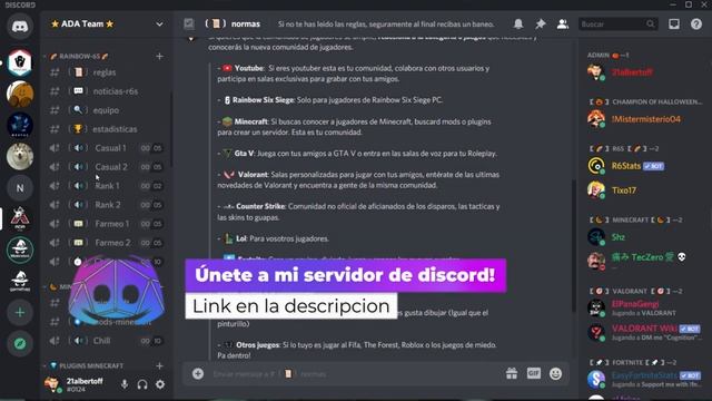 Mensajes del servidor de MINECRAFT en DISCORD - Discord WebHook - Plugins Minecraft - BensiCraft смотреть онлайн