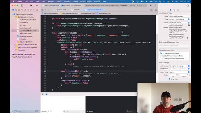 Authentication Using SwiftUI смотреть онлайн