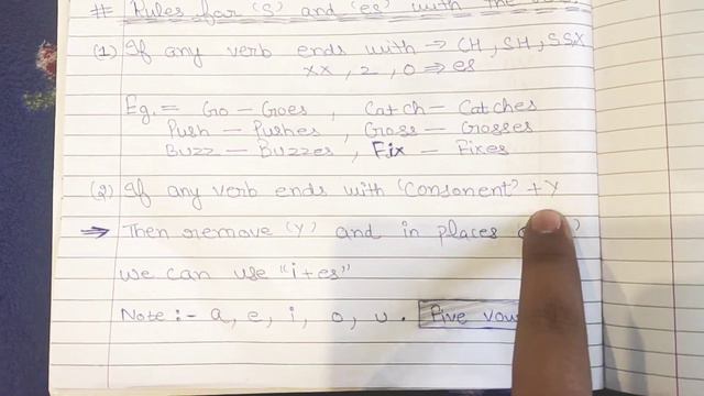 E OR ES Use In english grammar || e es use in tense | use of e es singular plural grammer смотреть онлайн