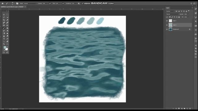 HOW TO PAINT WATER | Waves digital painting timelapse using Photoshop | Beginner tutorial смотреть онлайн