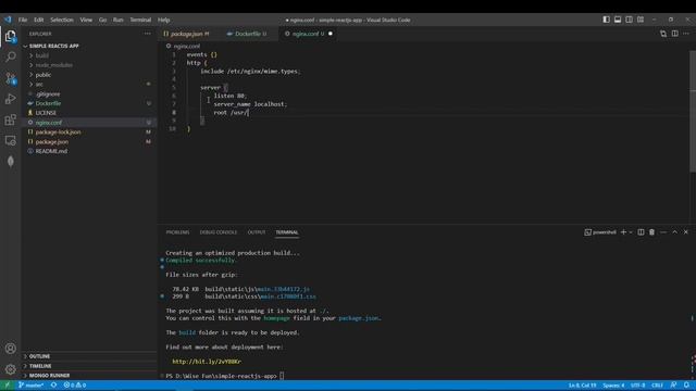 Deploy React App in Docker Container | React | Docker смотреть онлайн