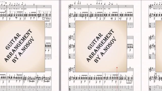Besame Mucho (C.Velasques) Sheet Music for Vocals and Guitar смотреть онлайн
