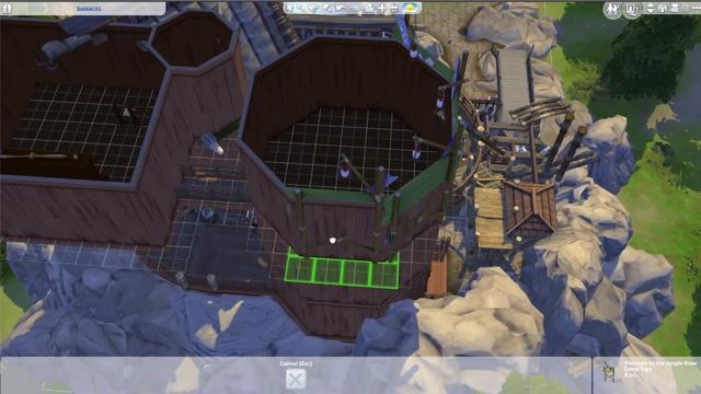 ?♂️ Orc Barracks ?♂️ In The Sims 4 | NoCC Speed Build & Tour