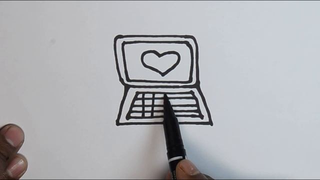 How to draw computer / рисованные компьютер для детей / bolalar uchun kompyuter rasmini chizish смотреть онлайн