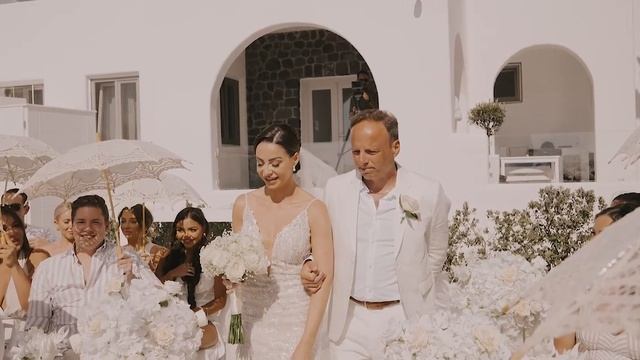 Our Wedding in Santorini| Best Destination wedding ever!! смотреть онлайн