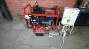 Демонстрация работы автозапуска генератора с АВР