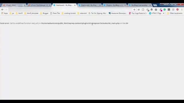 Fix Wordpress Fatal Error Call to undefined function rest_url() in ../wp-content/plugins/td-compose смотреть онлайн