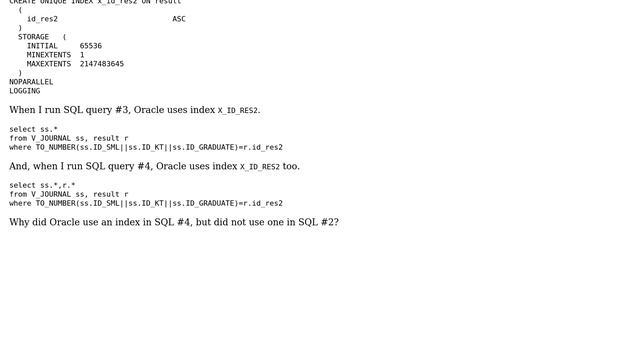 How does Oracle 10g use indexes? смотреть онлайн