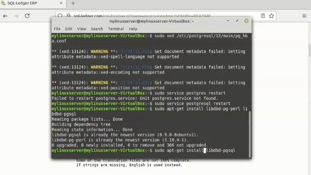 How to Install sql ledger смотреть онлайн