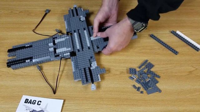 PART 3, BRICKMANIA, LEGO, AC-130 (SPOOKY II) - CLOSE AIR SUPPORT GUNSHIP, SPEED BUILD & REVIEW