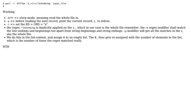 Unix & Linux: Count multi-line patterns in file (5 Solutions!!) смотреть онлайн