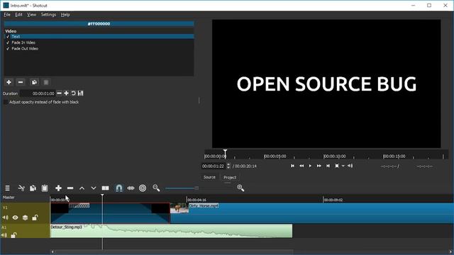 Make a Simple Animated Intro in Shotcut смотреть онлайн