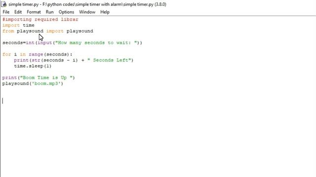 How to Make a Countdown Timer Program in Python смотреть онлайн