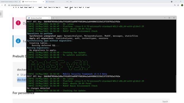 How to Install and Use MobSF(Mobile Security Framework) on Windows 10 via Docker in 5 Min ? смотреть онлайн