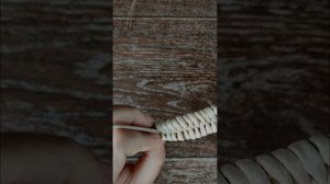 Колосок из трубочек