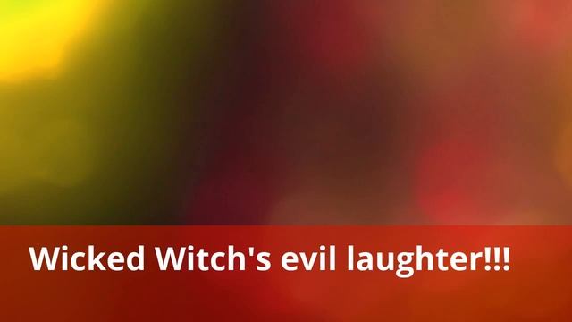 Wicked Witch of the West(evil laugh). смотреть онлайн