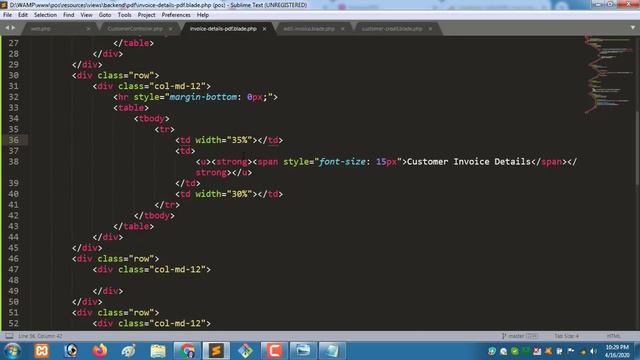 Customer invoice details | Laravel 6.0 | pos software/inventory management*2020*new tips* part 28 смотреть онлайн