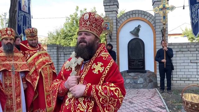 Освящение памятного знака смотреть онлайн