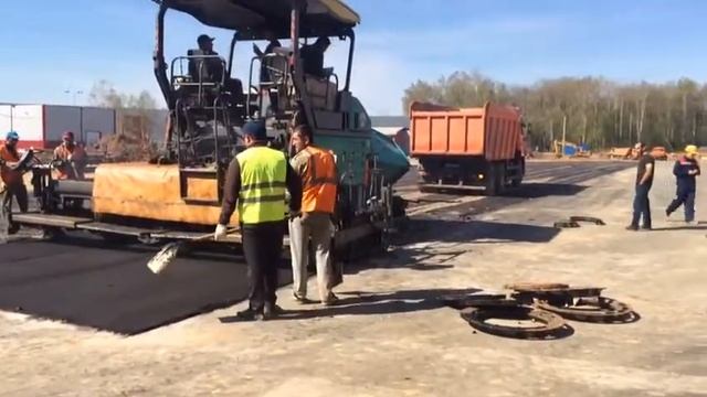 Укладка асфальта