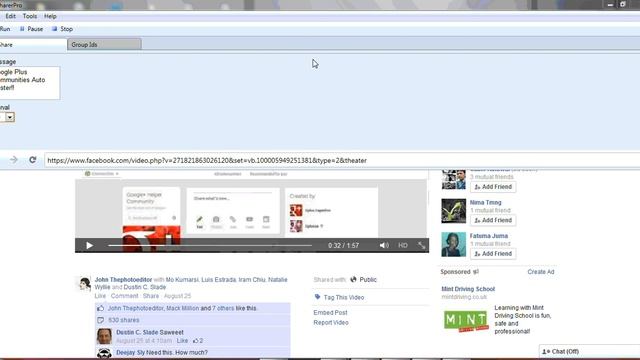 Facebook Flood Sharer/Auto Facebook Sharer смотреть онлайн