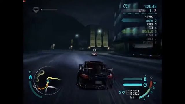 NFS Carbon pc gameplay смотреть онлайн