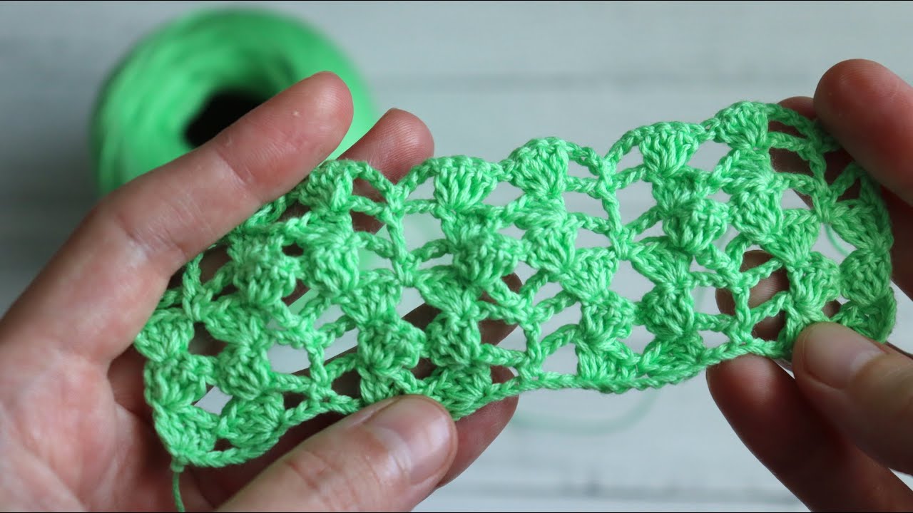 ПРОСТОЙ узор крючком смотреть онлайн