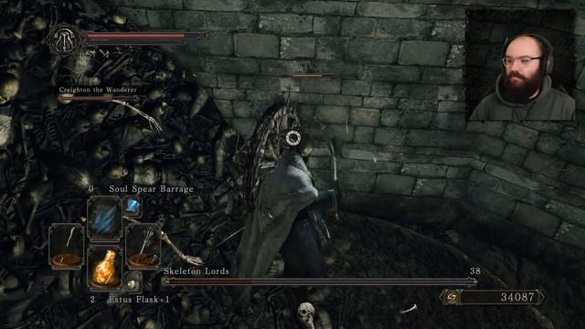 The Skeleton Lords & The Old Dragonslayer - Dark Souls II | Blind Playthrough [Part 7] смотреть онлайн