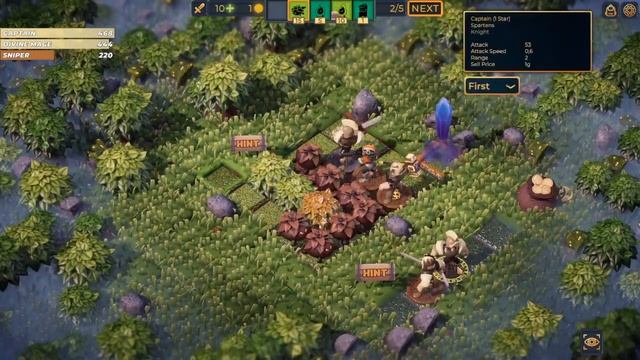 Tiny Tactics is a Tower Defense game with a heavy focus on mazing 90% reviews gameplay CZ/EN смотреть онлайн