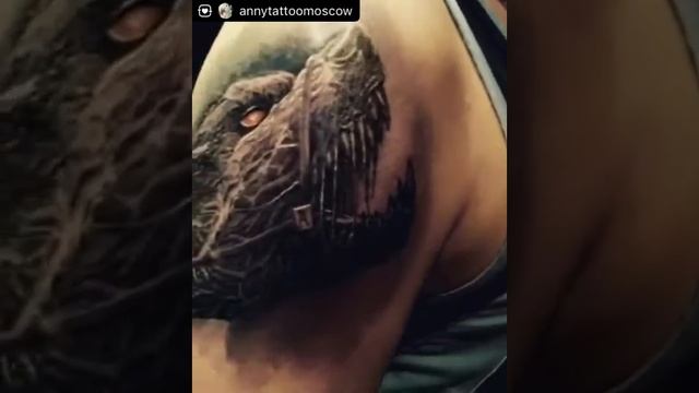 Мужские татуировки "hell wolf" от #AnnyTattoo смотреть онлайн