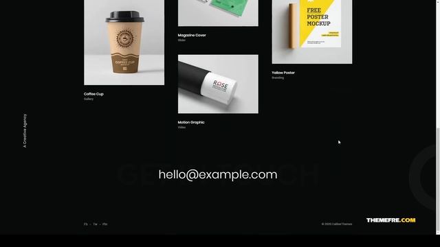 Caster - Creative Portfolio WordPress Theme studio personal Yuka смотреть онлайн