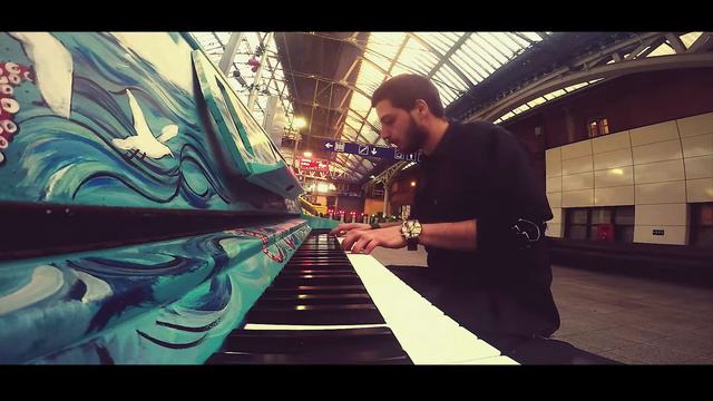Erik Satie - GNOSSIENNE N° 3 - Street piano cover by Jacopo Sabbatucci at Pearse station in Dublin смотреть онлайн