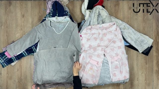 ❌ Піжами та халати, 1 сорт. 2,5 $/кг ( 20 кг ) лот #2401 UTEX Секонд Хенд оптом ютекс смотреть онлайн
