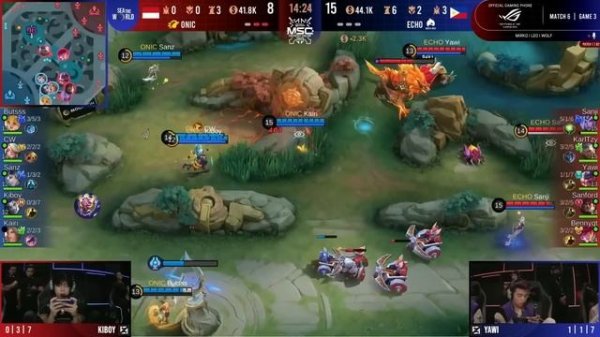 НЕВЕРОЯТНАЯ ЗАЩИТА!!! ЛУЧШАЯ ИГРА MSC 2023 ONIC VS ECHO МОБАЙЛ ЛЕГЕНДС /MOBILE LEGENDS: BANG BANG