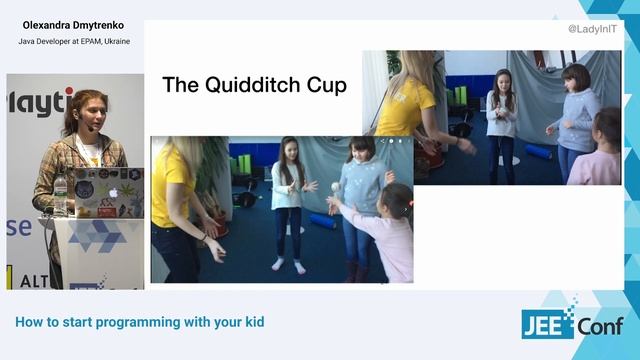 How to start programming with your kid (Olexandra Dmytrenko, Ukraine) [RU] смотреть онлайн
