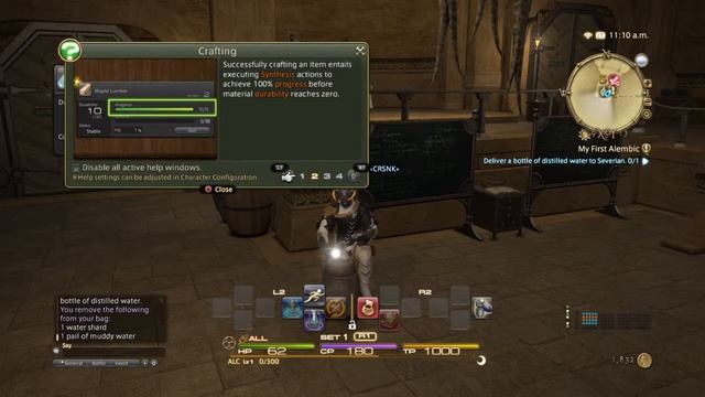 FINAL FANTASY XIV Sa'al ta My First Alembic + Create New Gear Set смотреть онлайн