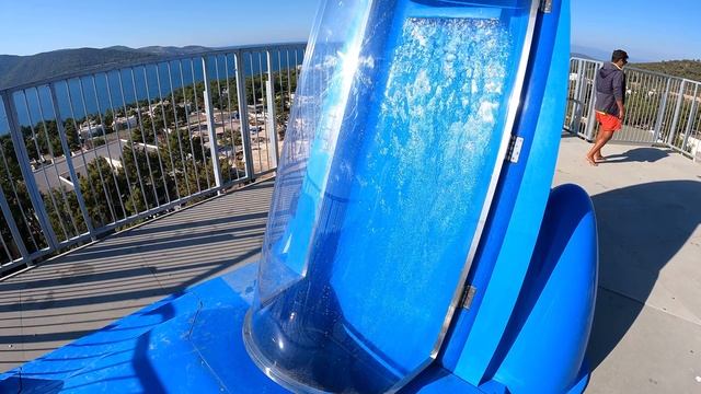 Rocket Free fall Water Slide at Vogue Hotel Bodrum смотреть онлайн