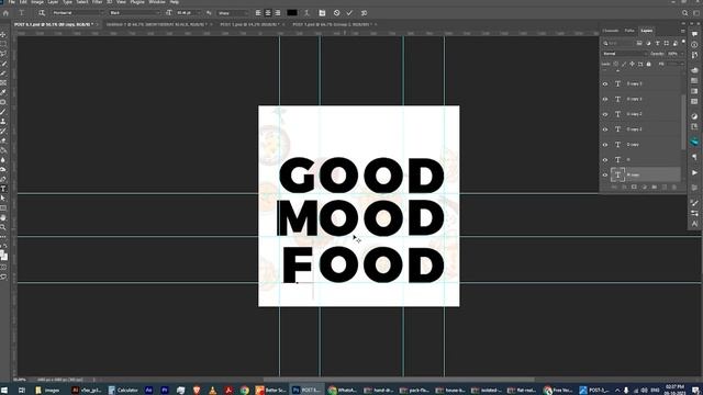 How to Create Instagram post in Photoshop | Photoshop tutorial | Restaurant Post PART-2 смотреть онлайн
