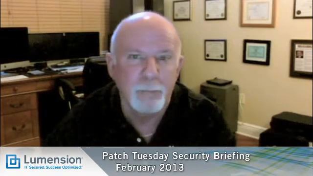 February 2013 Patch Tuesday Security Briefing смотреть онлайн