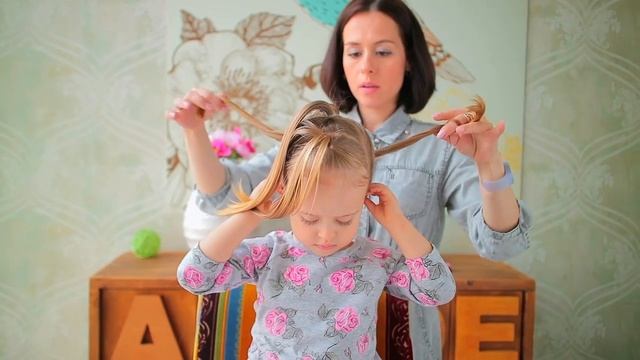 Необычная прическа для девочки [Супермамы] смотреть онлайн