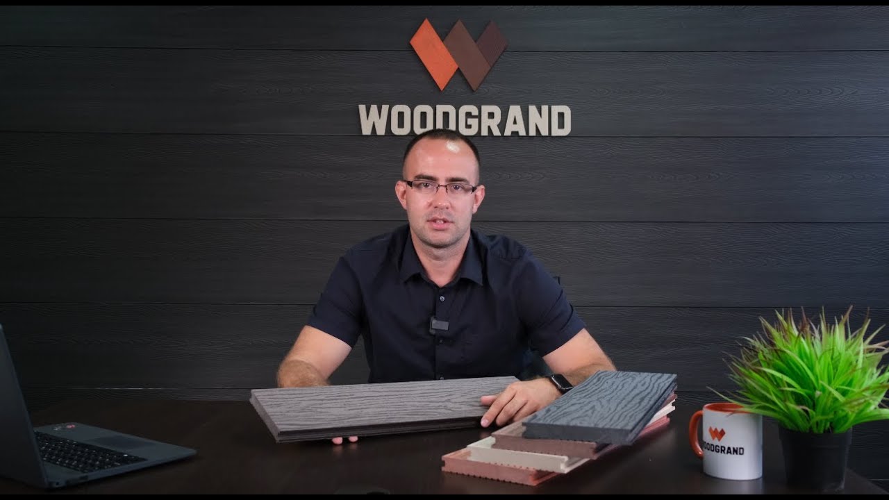 Полнотелая террасная доска 150х22 мм с тиснением от WOODGRAND. смотреть онлайн