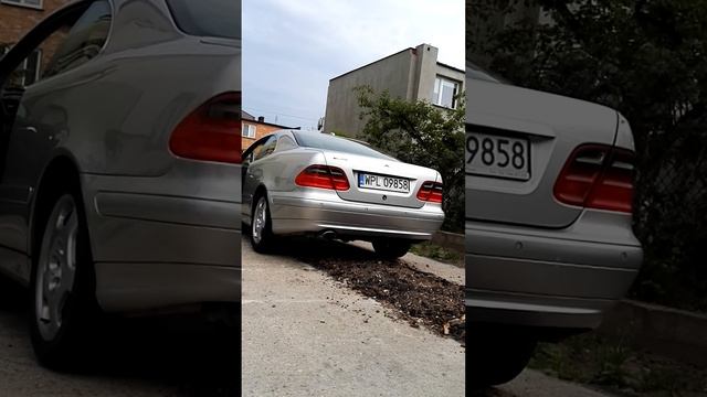 Mercedes-Benz CLK 430 V8 sound straight pipes смотреть онлайн